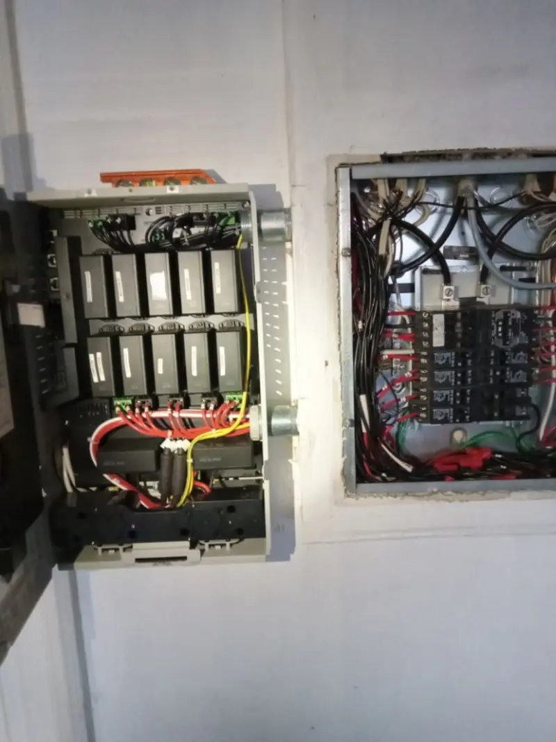 Electrical panel upgrade completed for Indoor Lighting Installation in Davenport
